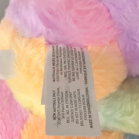 Hello Kitty Plush Toy 9.5 inch Rainbow Sherbet Official Sanrio - Picture 6 of 6